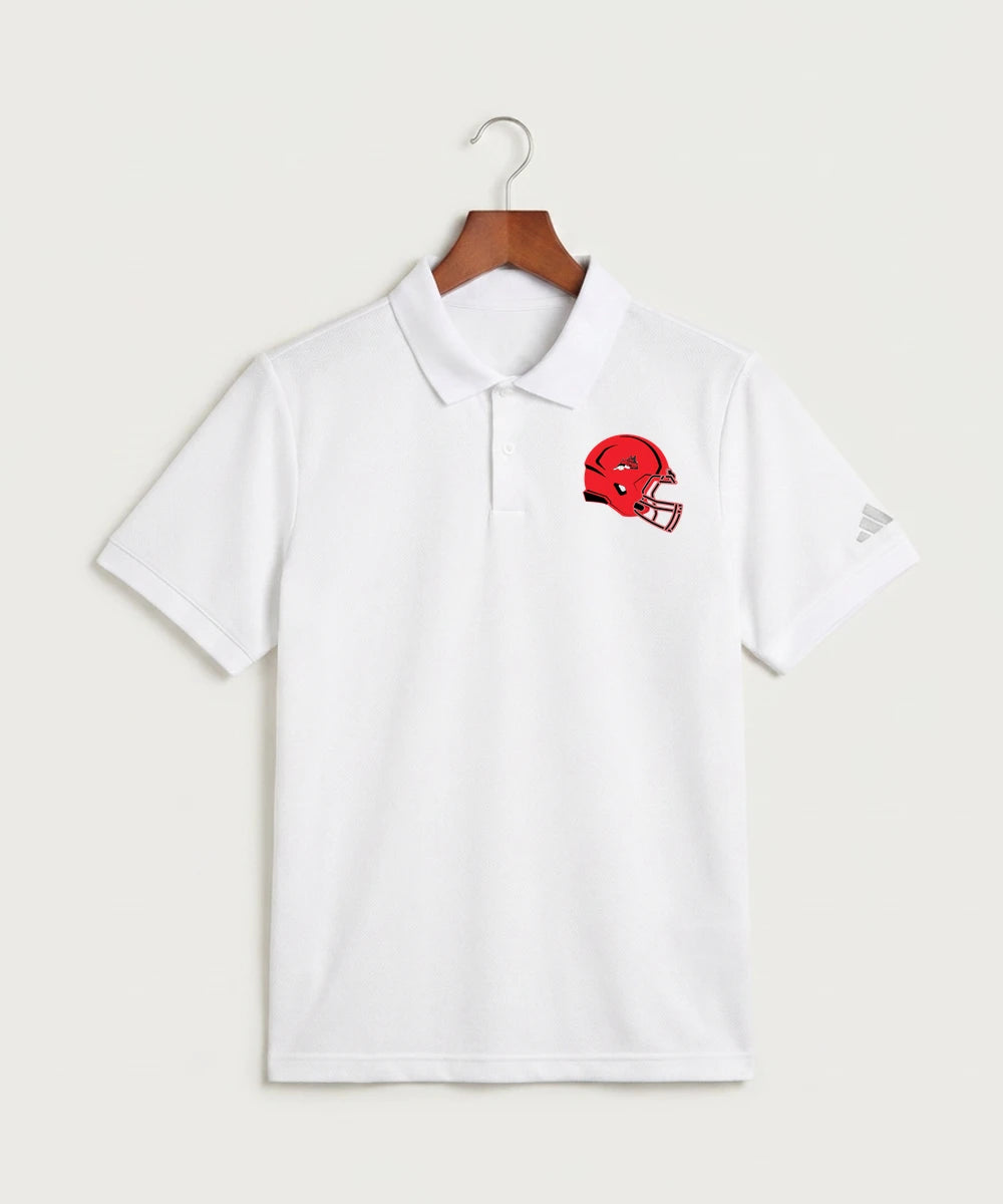 Fulton High School Football (Boys) - White Polo - Left Chest