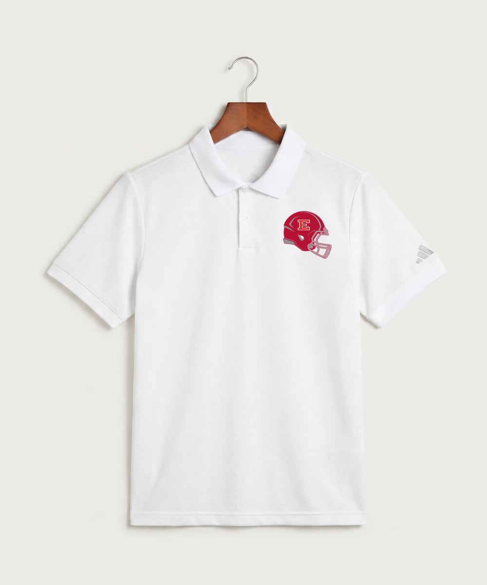 Duluth East High School Football (Boys) - White Polo - Left Chest
