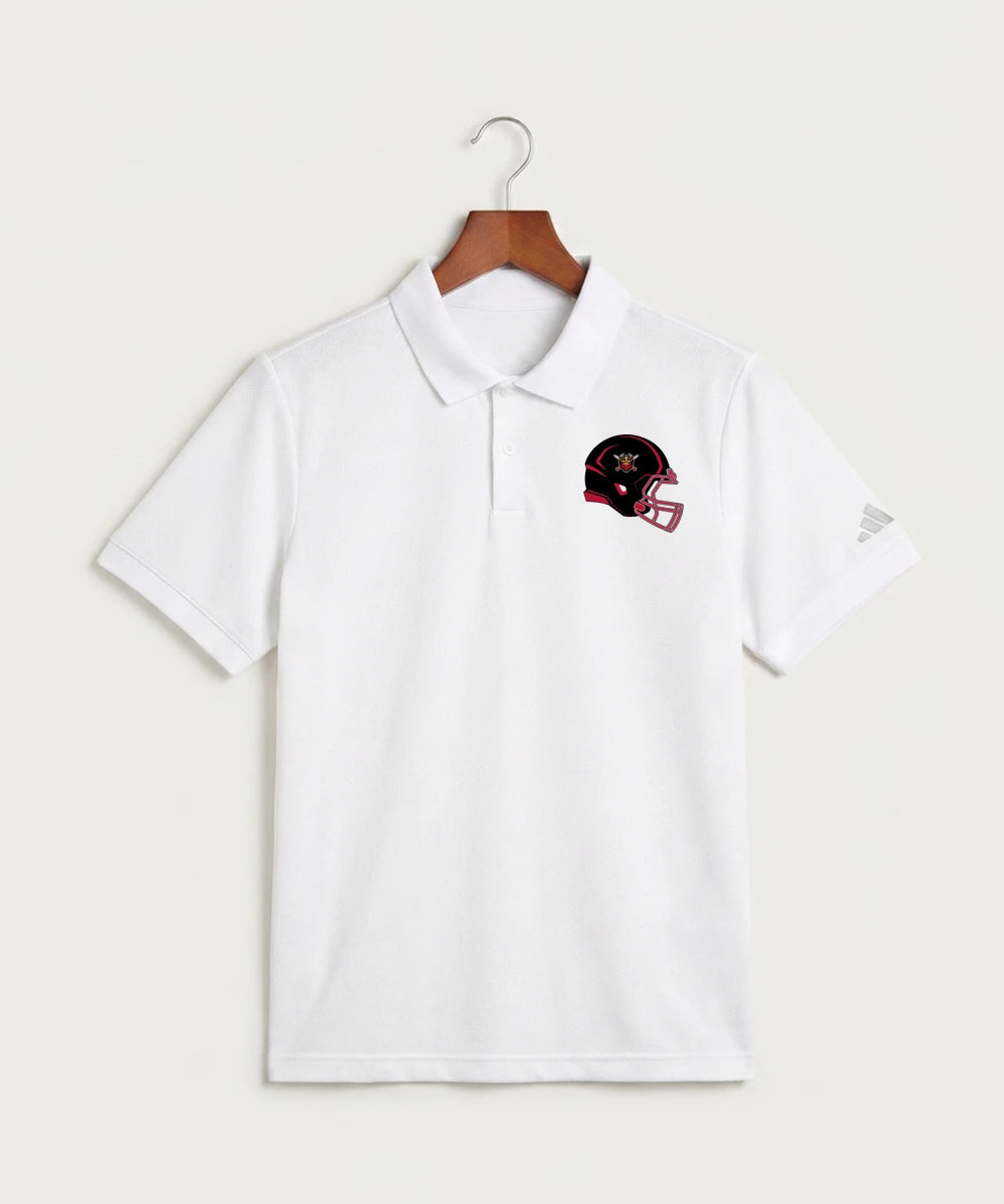 Mille Lacs High School Football (Boys) - White Polo - Left Chest