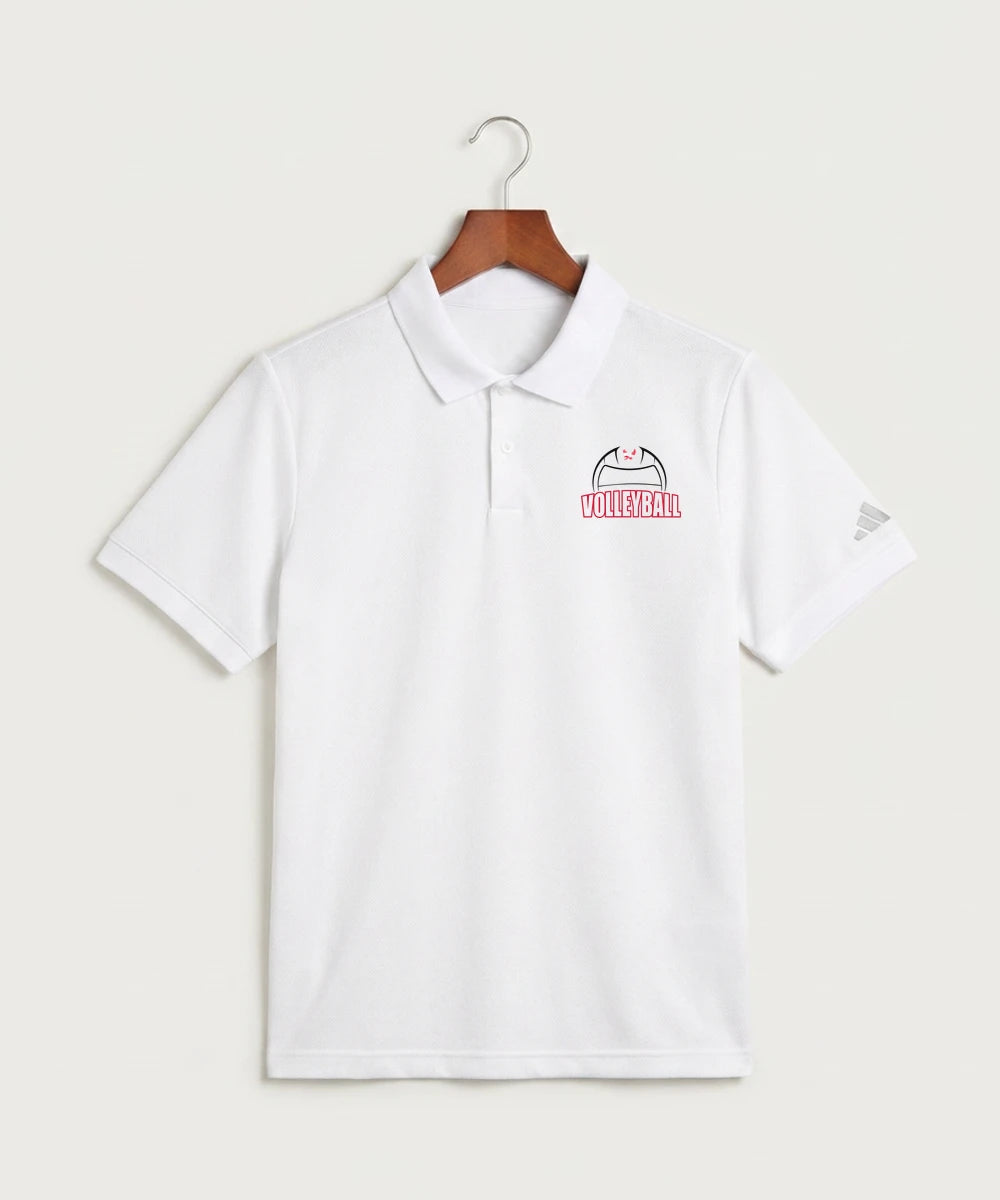 Wabasha Kellogg High School Volleyball (Girls) - White Polo - Left Chest