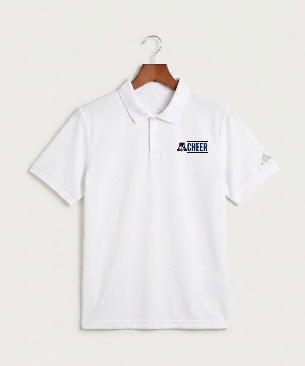 Albany High School Cheerleading - White Polo - Left Chest