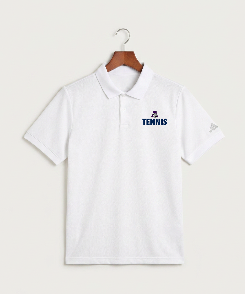 Albany High School Tennis (Boys) - White Polo - Left Chest