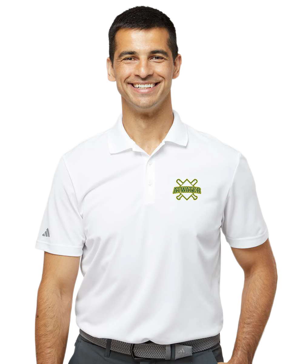 Atwater Baseball - White Polo - Left Chest