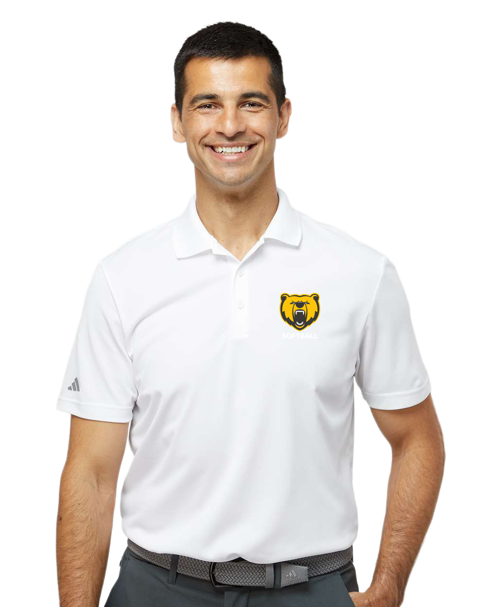 Byron Softball - White Polo - Left Chest