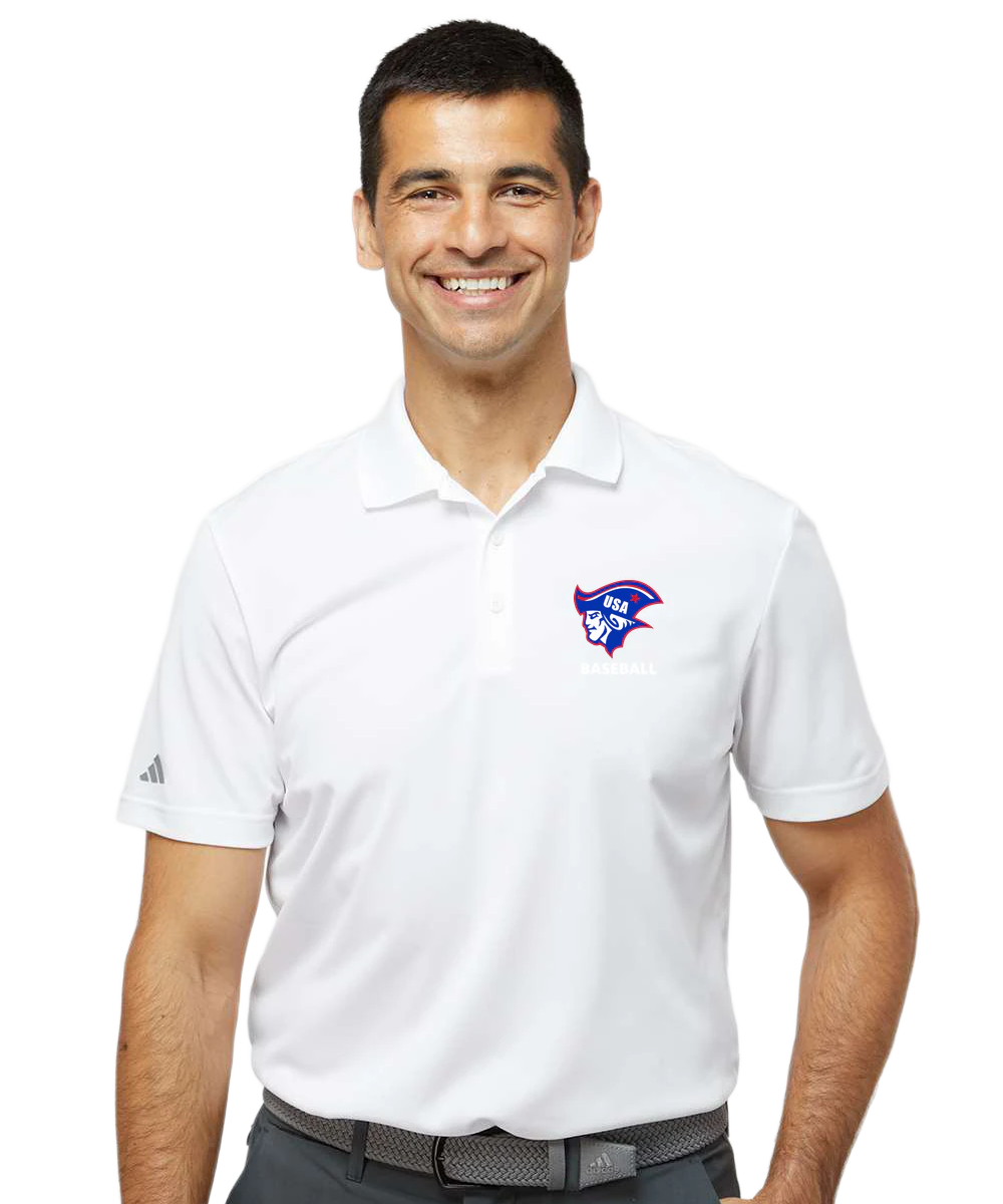 Testing For Rachel - White Polo - Left Chest