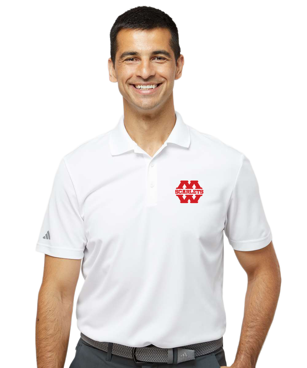 Mankato West Track - White Polo - Left Chest