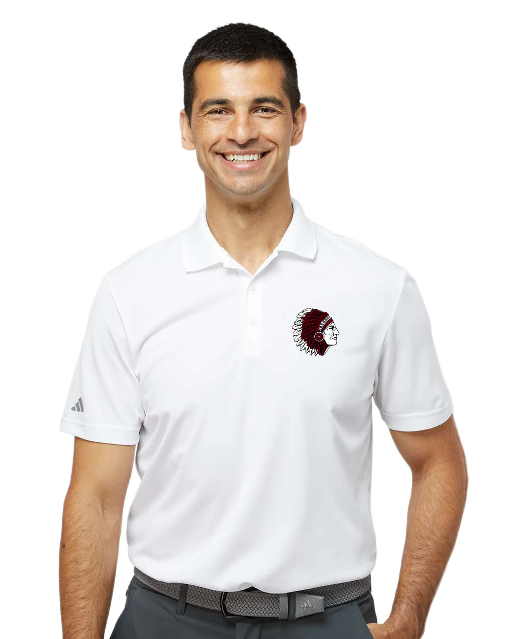 Broken Bow Spring Sports - White Polo - Left Chest