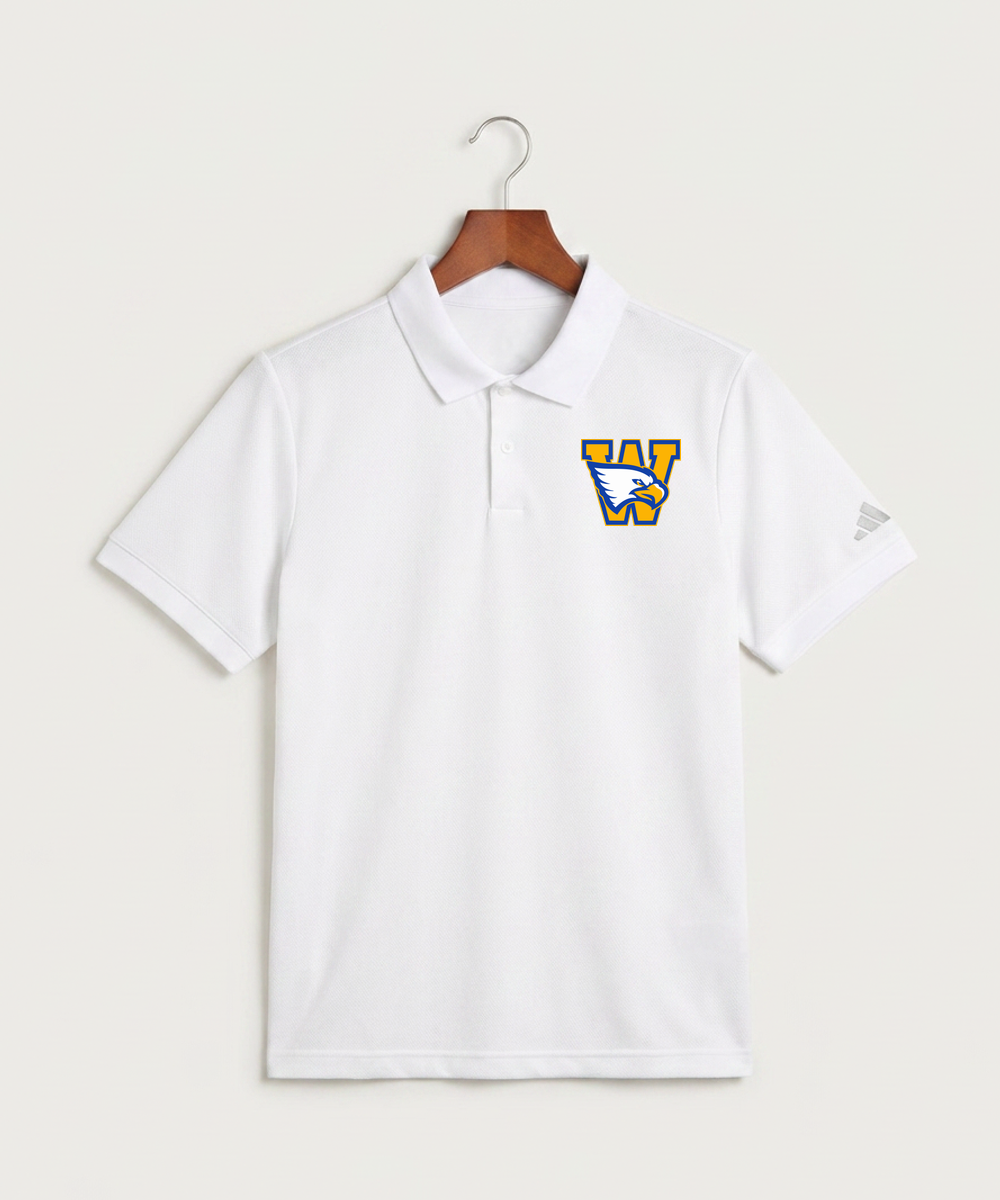 Windom Area High School Volleyball (Girls) - White Polo - Left Chest