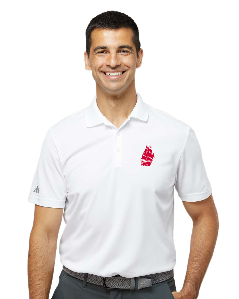 Amboy Softball - White Polo - Left Chest
