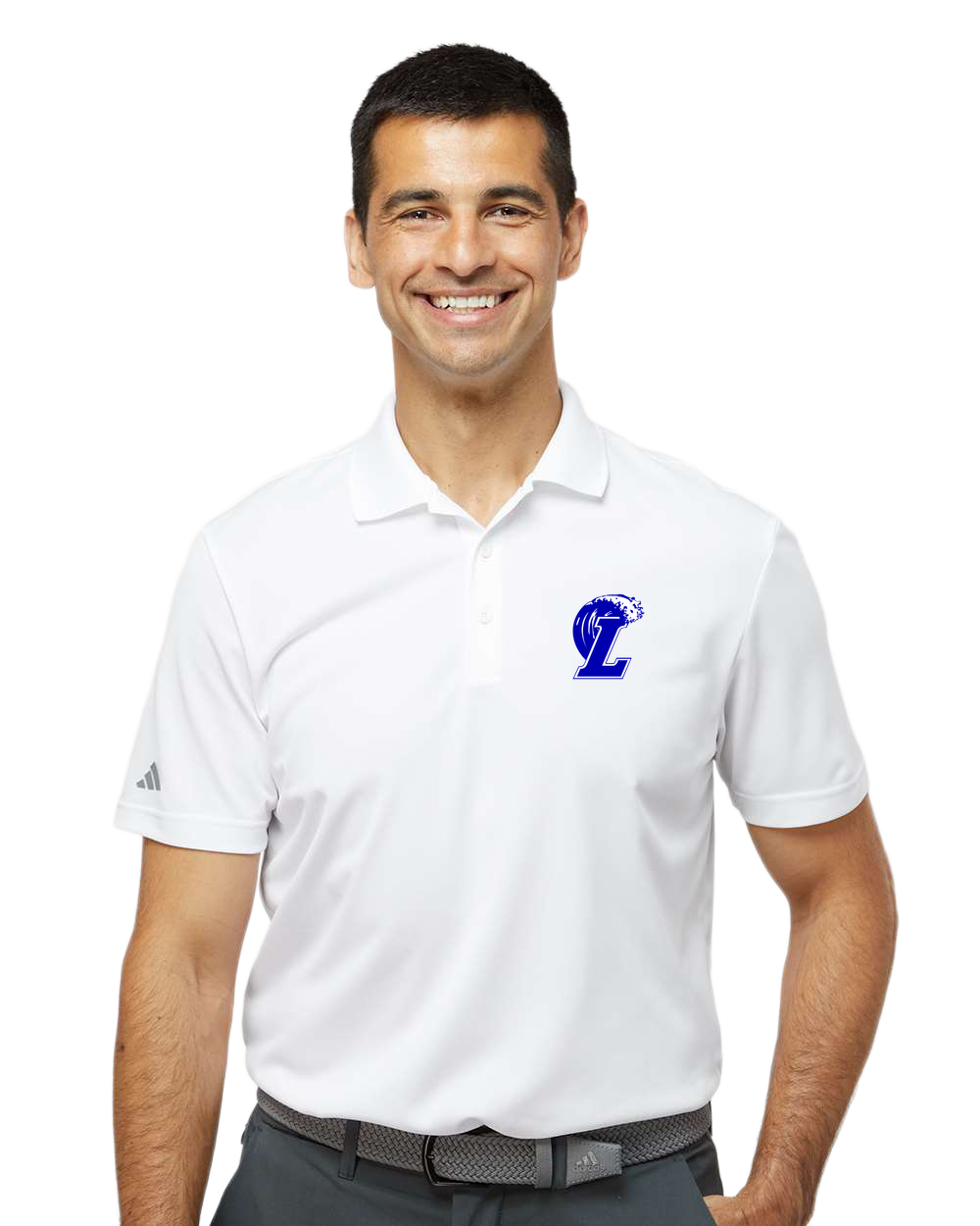 Lakeview Football - White Polo - Left Chest