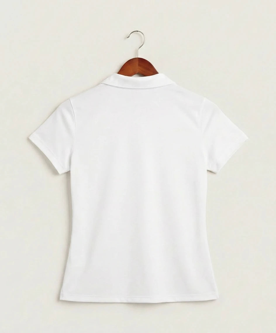 Rock Ridge Spring Sports - White Polo - Left Chest — back