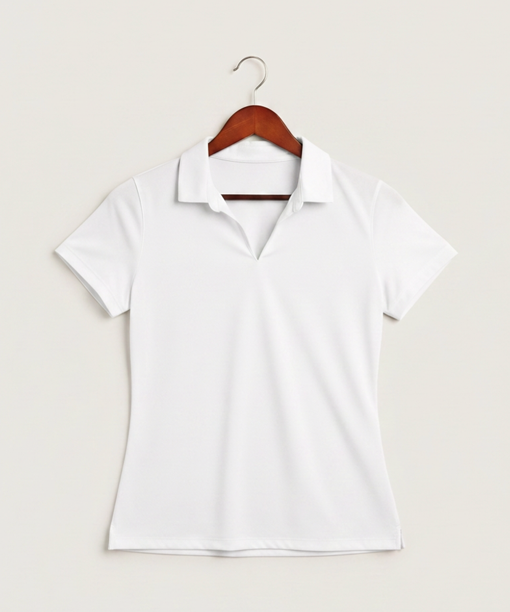 Duluth East High School Cheer (Coed) - White Polo - Left Chest