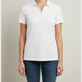 Notre Dame High School Team Store - White Polo - Left Chest (model)