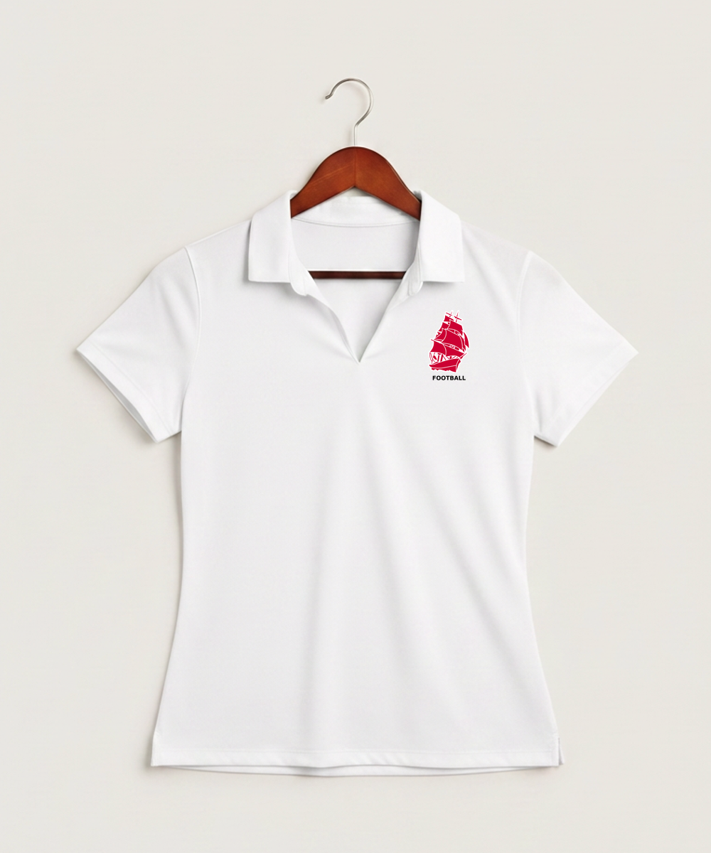 Amboy Football general - White Polo - Left Chest