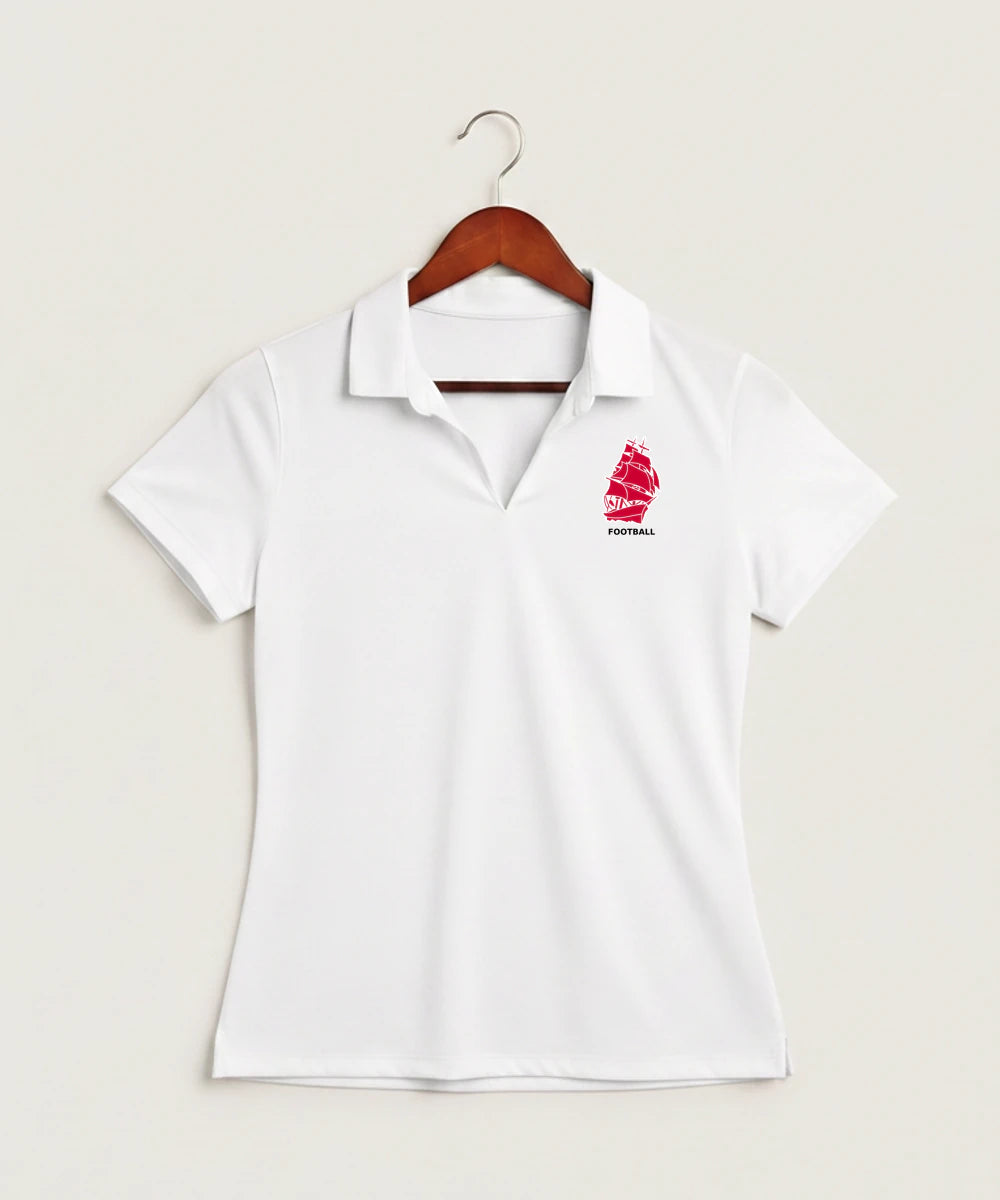 Amboy Football general - White Polo - Left Chest