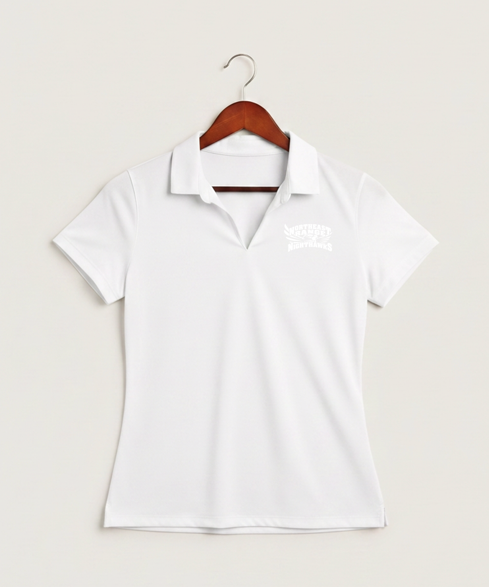 Northeast Range High School Volleyball (Girls) - White Polo - Left Chest