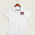 Moline Cheer general - White Polo - Left Chest