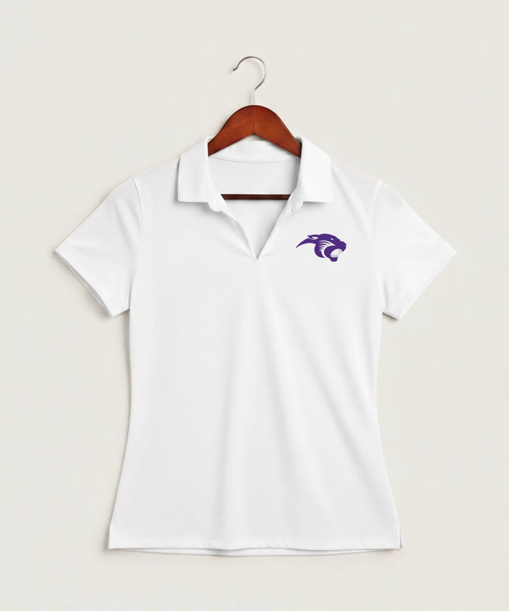 Glencoe Silver Lake High School Athletics - White Polo - Left Chest