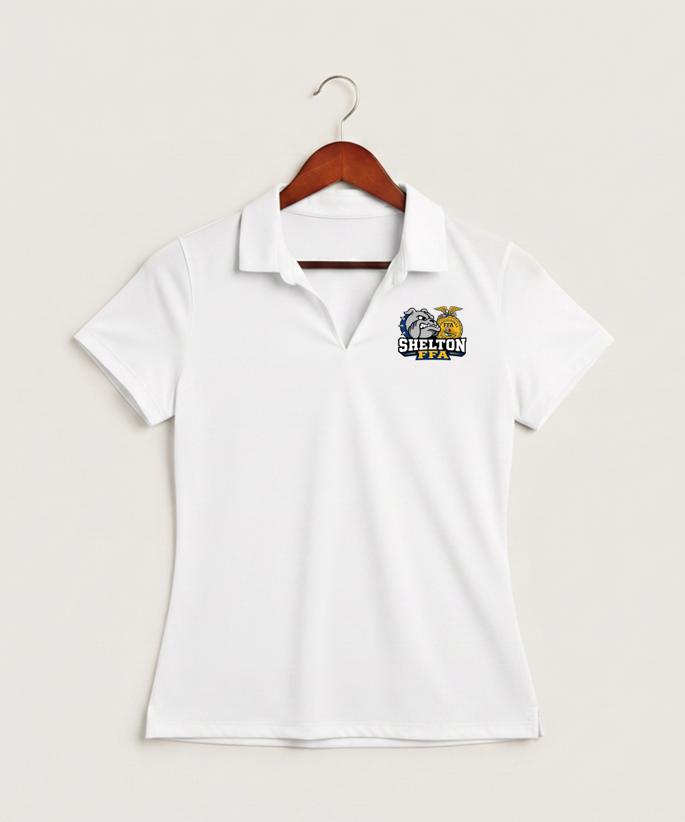 Shelton High School FFA general - White Polo - Left Chest