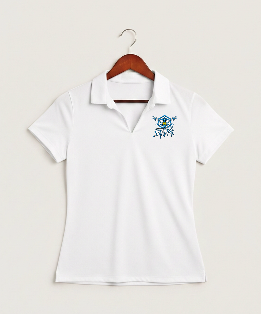 Minnesota Sting Athletics - White Polo - Left Chest