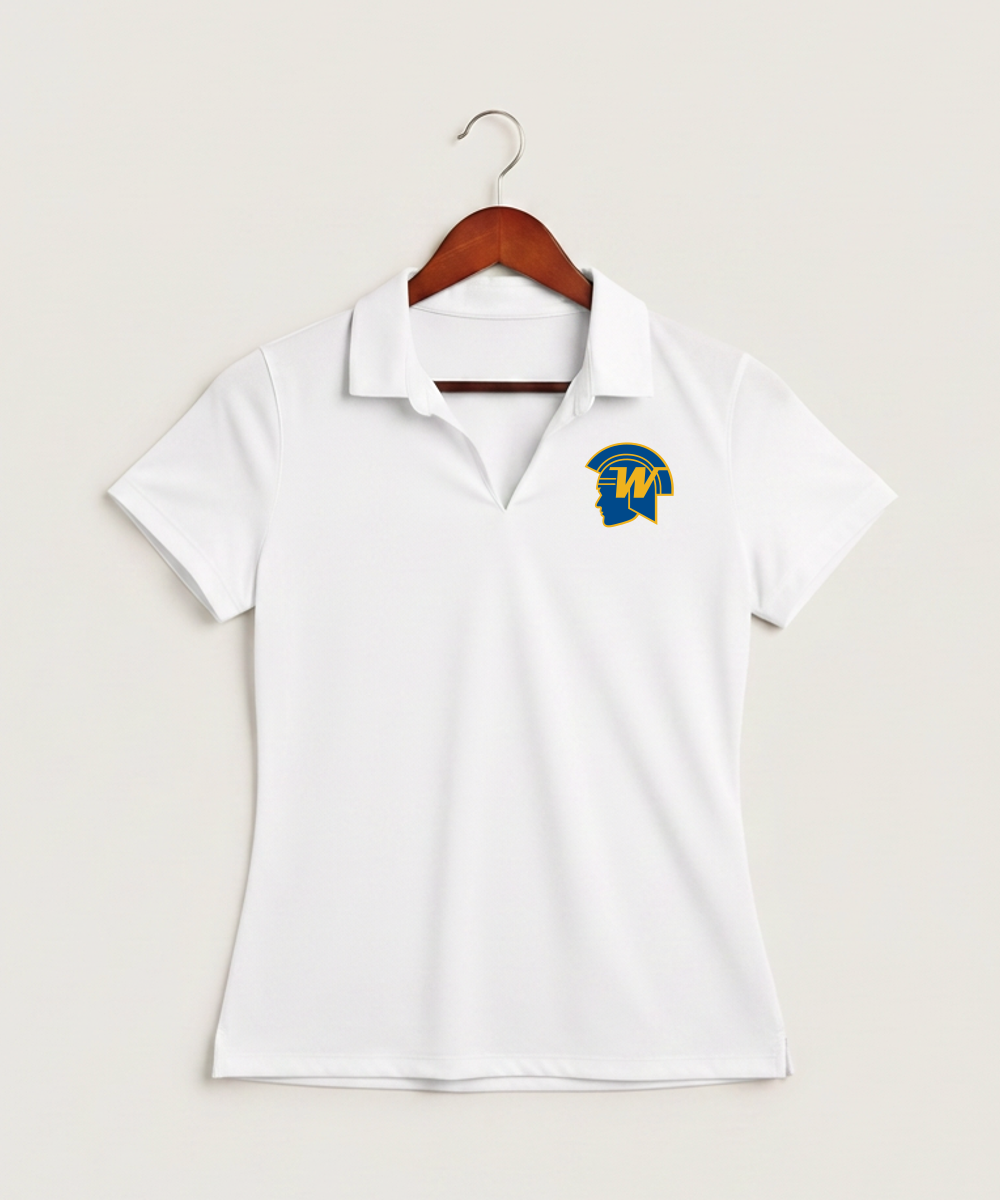 Wayzata High School Football (Boys) - White Polo - Left Chest