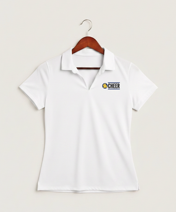 Wausau West High School Cheer - White Polo - Left Chest