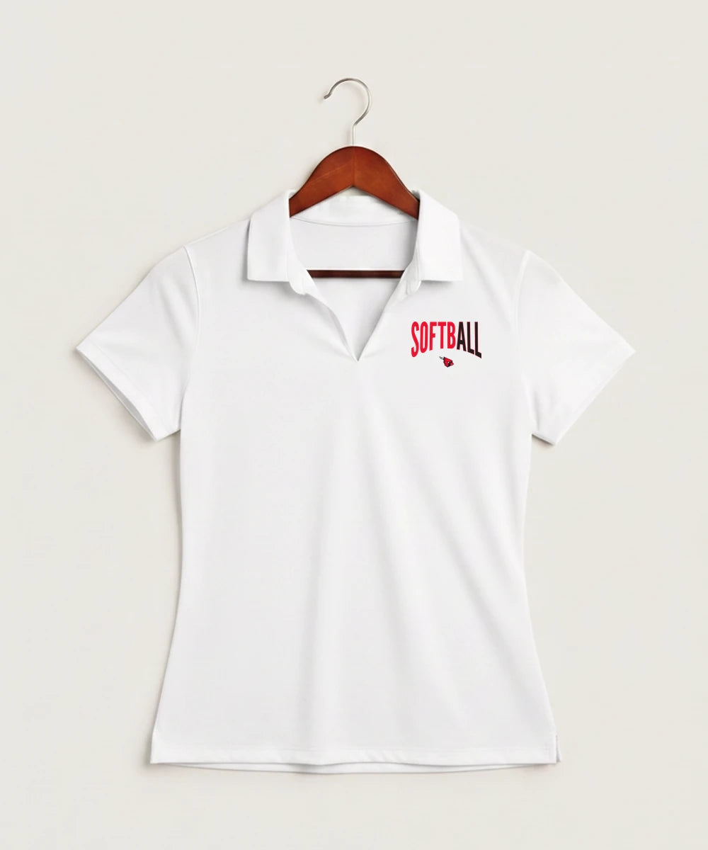 Forreston Softball - White Polo - Left Chest
