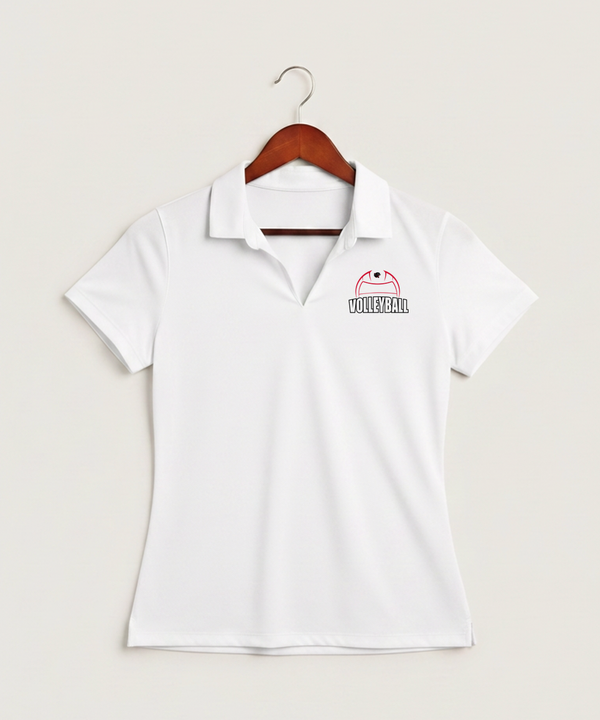 Tracy-Milroy-Balaton High School Volleyball (Girls) - White Polo - Left Chest