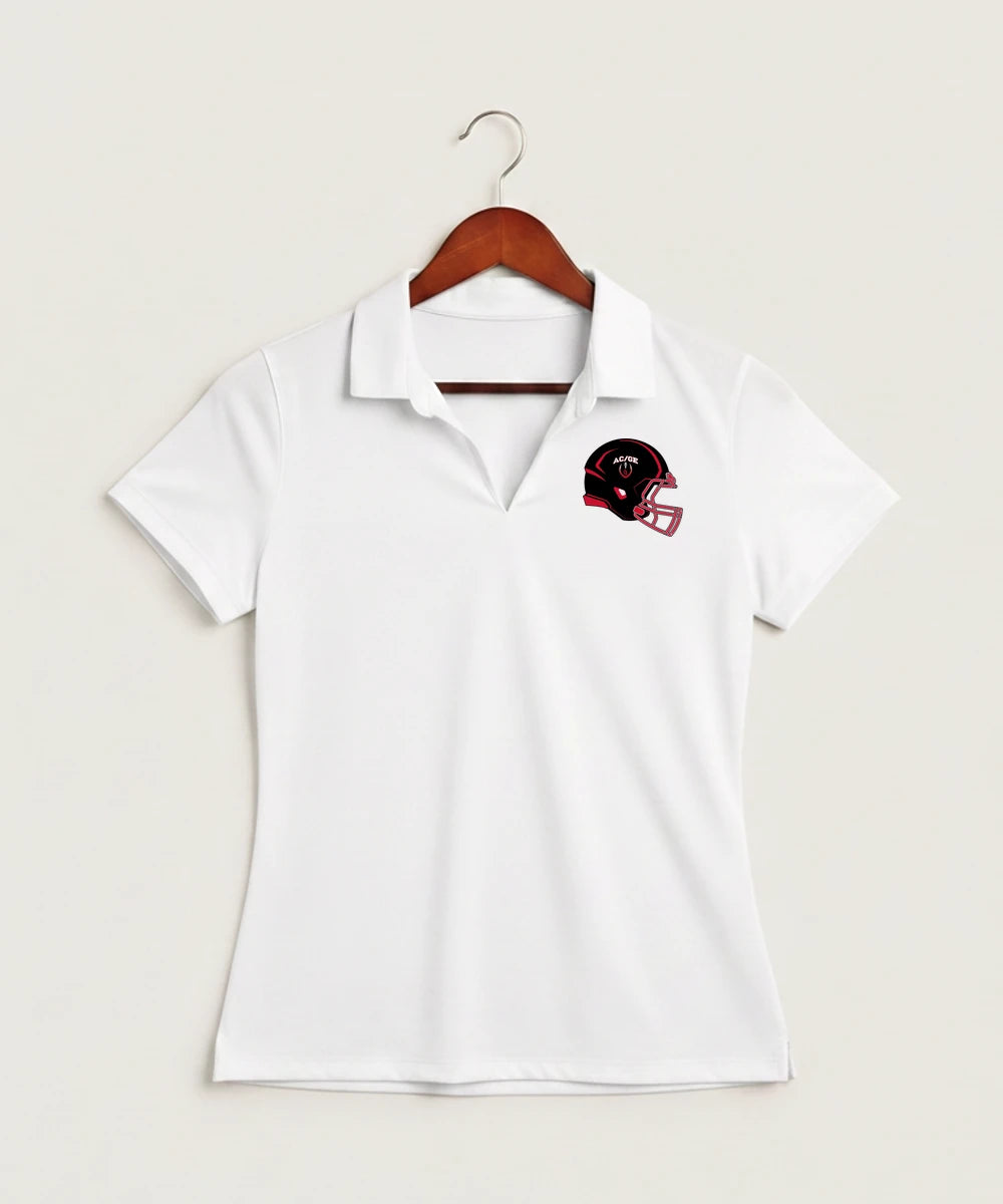Alden-Conger-Glenville Emmons High School Football (Boys) - White Polo - Left Chest