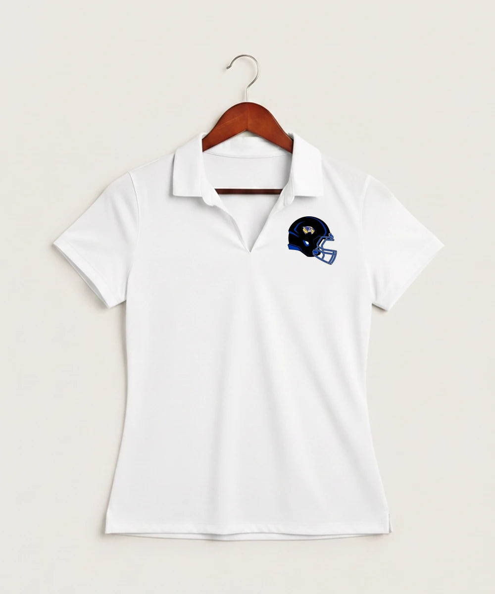 Wadena Deer Creek High School Football (Boys) - White Polo - Left Chest