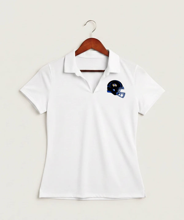Wadena Deer Creek High School Football (Boys) - White Polo - Left Chest