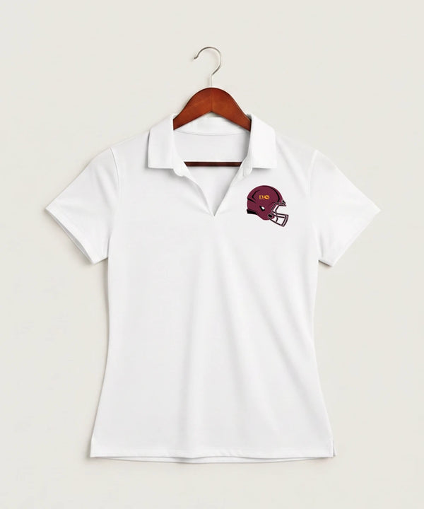 Lake of the Woods High School Football (Boys) - White Polo - Left Chest