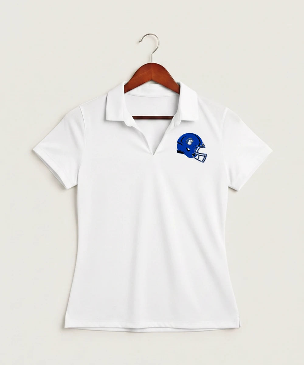 Bigfork Senior High School Football (Boys) - White Polo - Left Chest