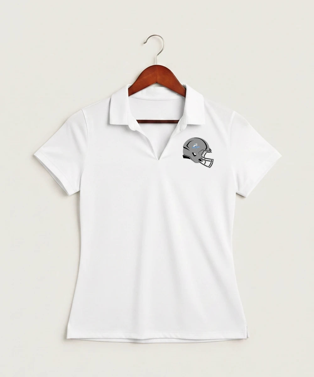 Long Prairie Grey Eagle High School Football (Boys) - White Polo - Left Chest