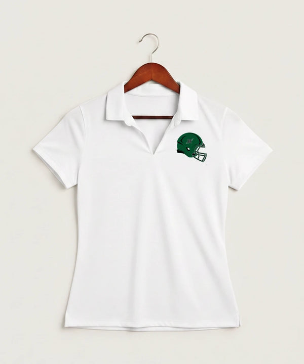 Rock Ridge High School Football (Boys) - White Polo - Left Chest