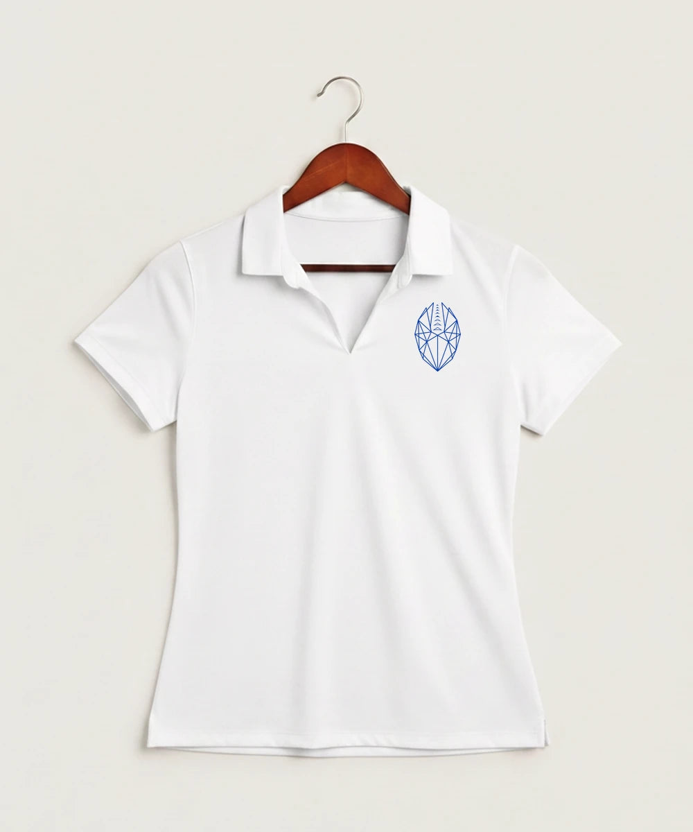 West Bend West High School Football - White Polo - Left Chest