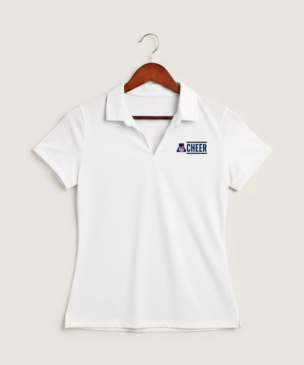Albany High School Cheerleading - White Polo - Left Chest