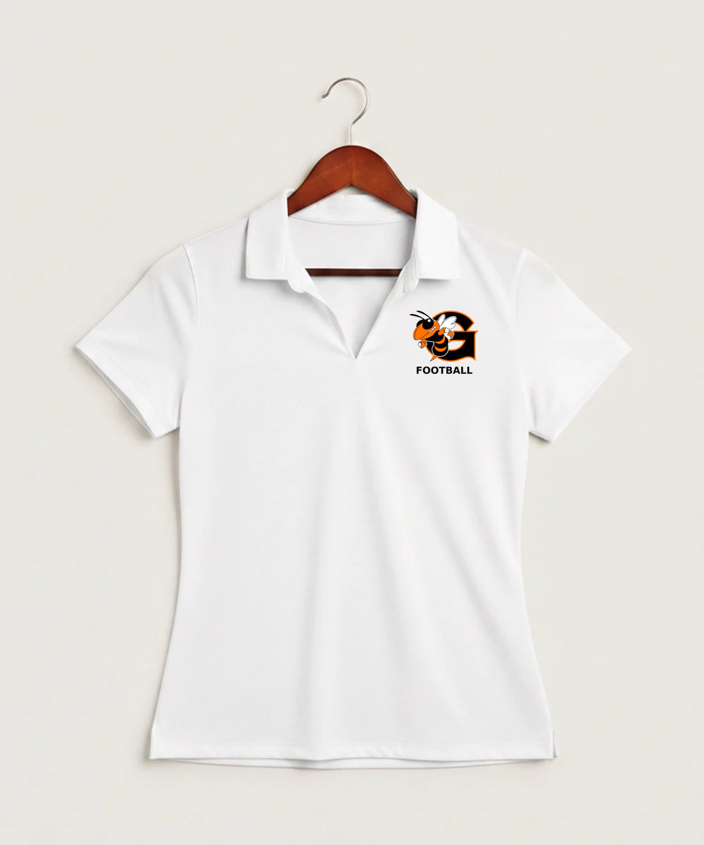 Giltner High School Football - White Polo - Left Chest