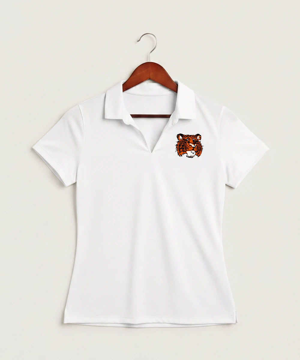 Browerville Public High School Athletics Coed - White Polo - Left Chest