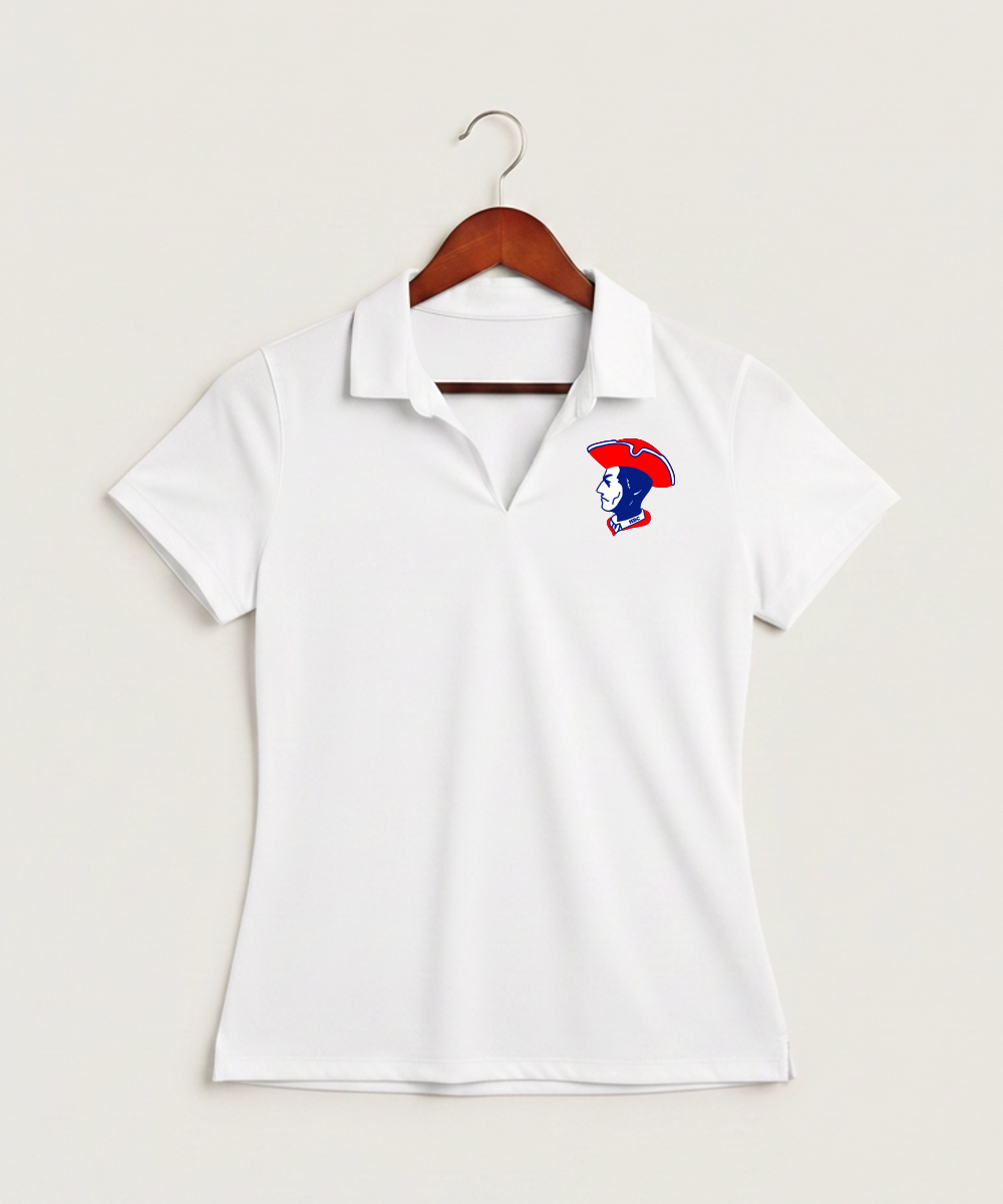 Hills-Beaver Creek High School Volleyball (Girls) - White Polo - Left Chest