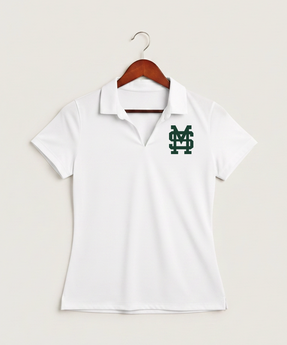 Sleepy Eye St. Mary's High School Athletics - White Polo - Left Chest