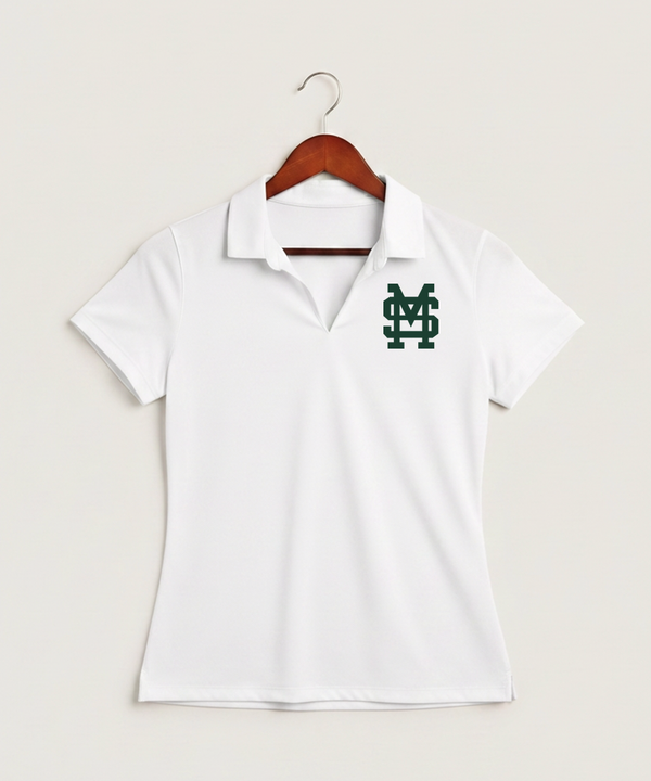 Sleepy Eye St. Mary's High School Athletics - White Polo - Left Chest