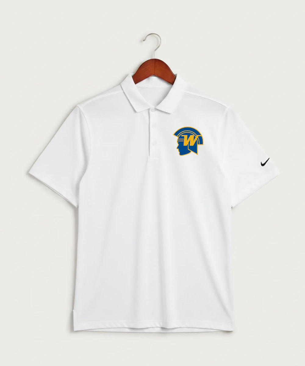 Wayzata High School Football (Boys) - White Polo - Left Chest