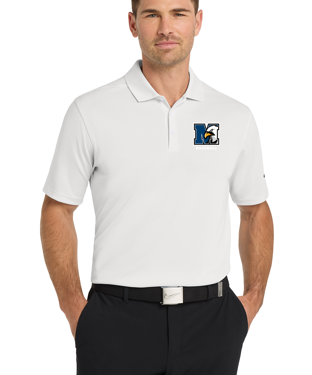 New York Mills Baseball - White Polo - Left Chest