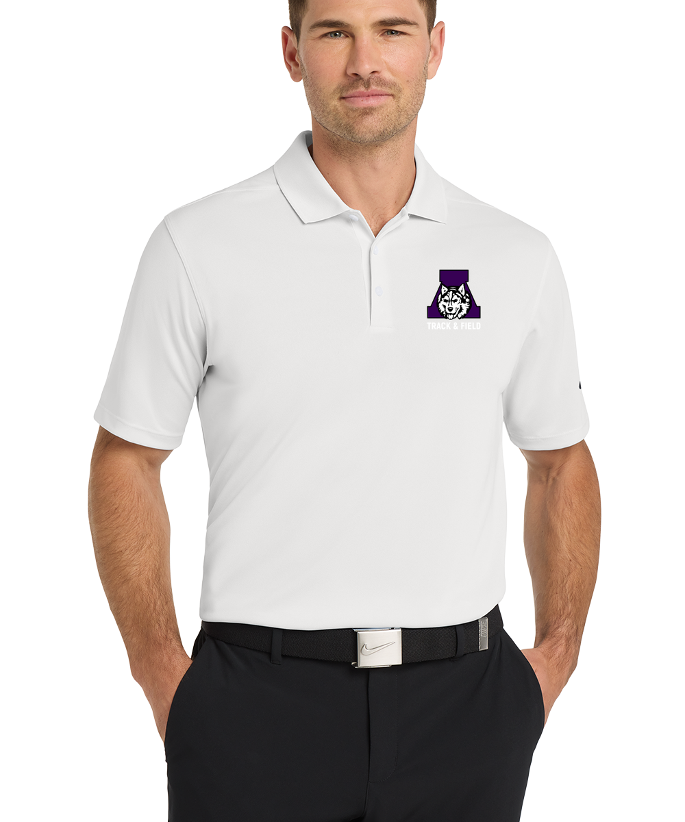 Albany Track & Field - White Polo - Left Chest