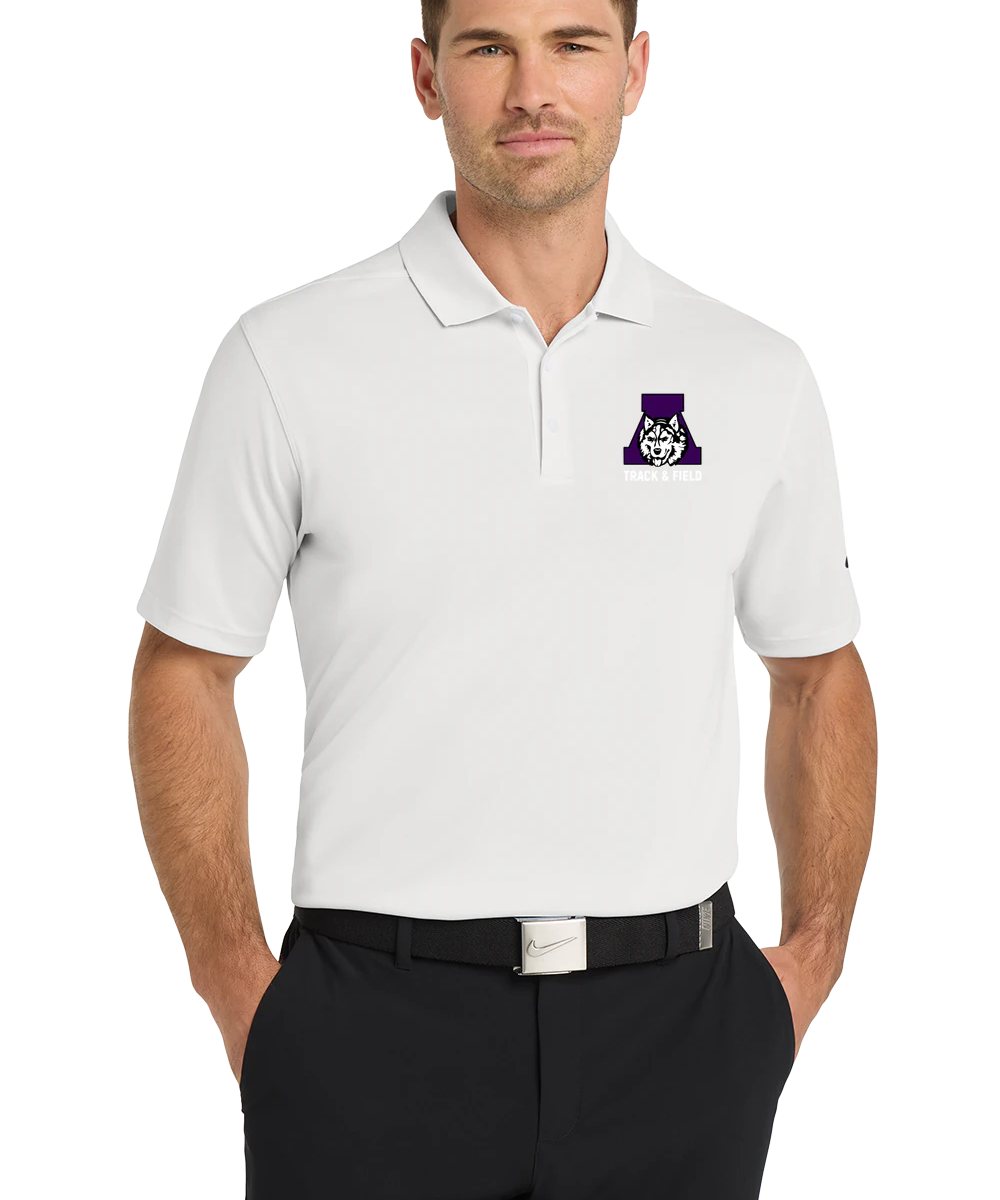 Albany Track & Field - White Polo - Left Chest