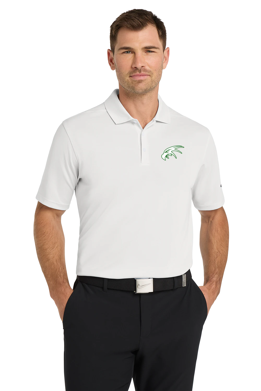 Maple River High School Baseball - White Polo - Left Chest