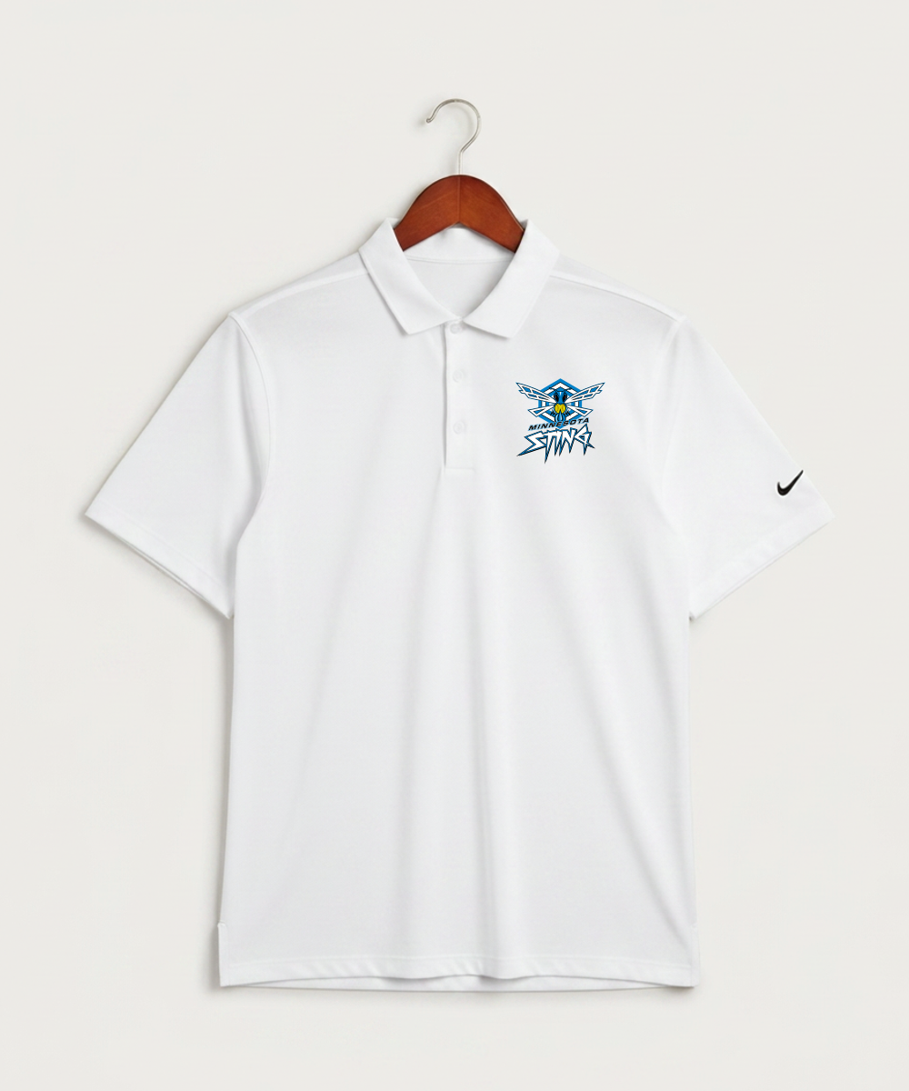 Minnesota Sting Athletics - White Polo - Left Chest