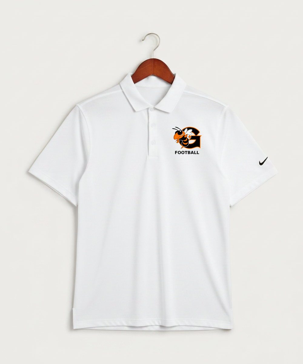 Giltner High School Football - White Polo - Left Chest
