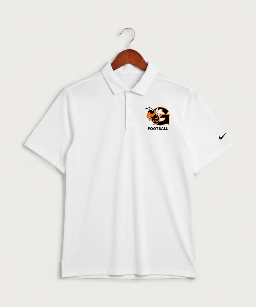 Giltner High School Football - White Polo - Left Chest